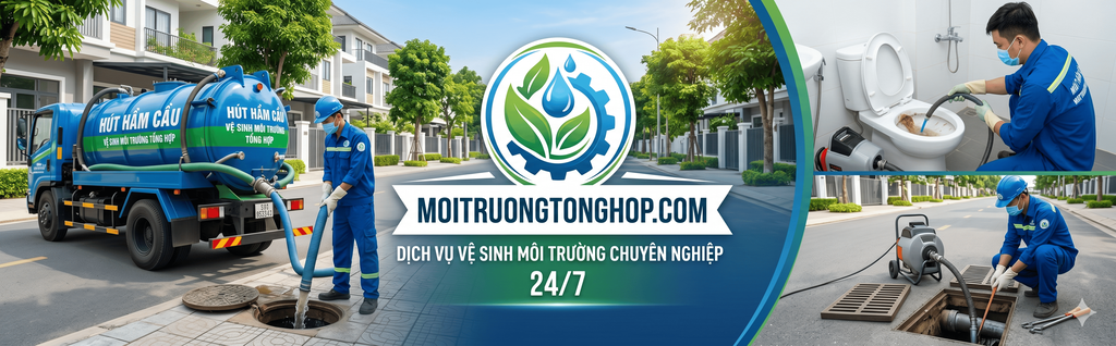 Công ty hút hầm cầu, thông cống nghẹt, hút bể phốt, thông tắc cống giá rẻ