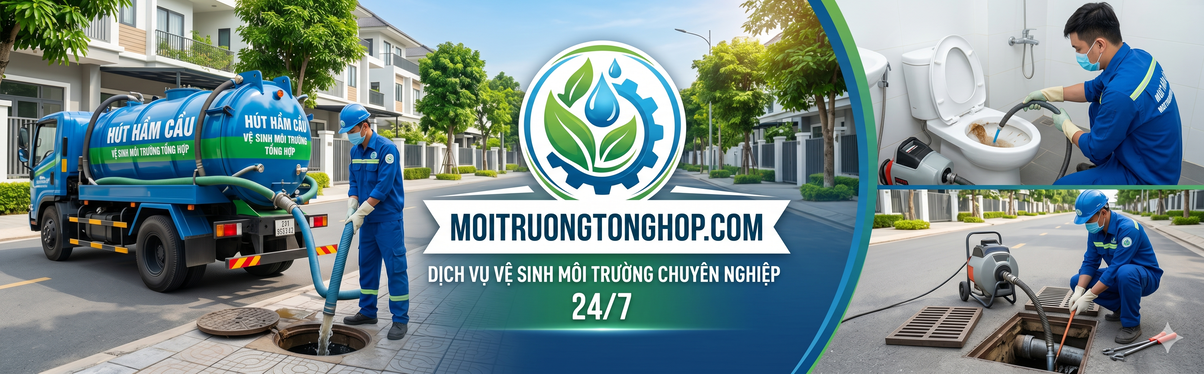 Công ty hút hầm cầu, thông cống nghẹt, hút bể phốt, thông tắc cống giá rẻ